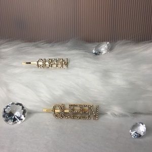Rhinestone Hair clips